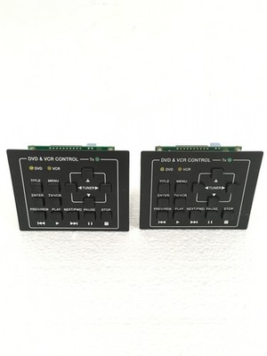 Lot of 2 Extron IRCM DV+ IR Control Panel DVD VCR Black WORKING FREE SHIPPING