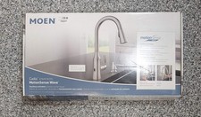 Moen Cadia MotionSense Wave Pulldown Touchless Kitchen Faucet READ