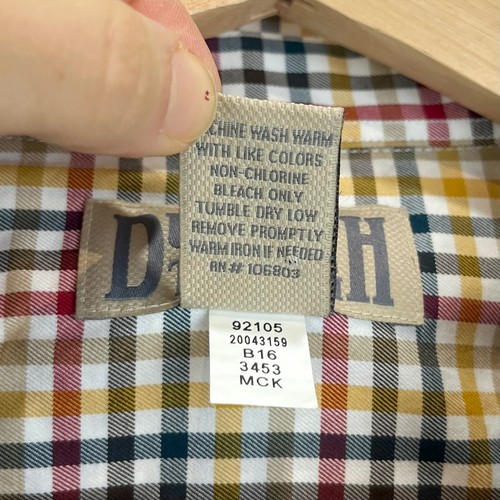 Camisa de manga larga a cuadros de algodón multicolor DULUTH TRADING Wrinklefighter talla 3XL - Imagen 8 de 9