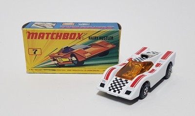 Seltene weiße Matchbox Superfast Toys Nr. 7, Hairy Hustler - Super Neuwertig.