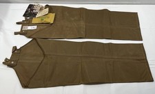 VTG CC Filson Tin Chaps Made In USA Brown Tan Style 22 Sz Regular NWT NEW