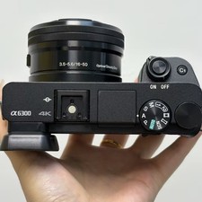 Sony Alpha 6300 24.2MP Mirrorless Digital Camera w/16-50mm Zoom Lens Black