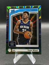 2024-25 Panini Donruss - Rated Rookie Yves Missi #217 Holo Green Laser (RC)