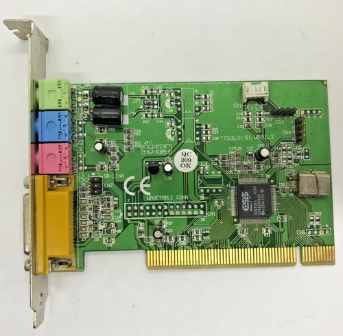 TERRATEC PROMEDIA TTSOLO1-SL VER: 1.2 128i 32bit ES1938 PCI SOUNDKARTE # GK11760