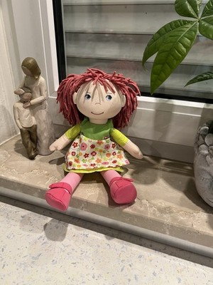 Haba Puppe Liese 30 cm Stoffpuppe Weichpuppe Blumen Kleid Lilli Mali Fee - TOP