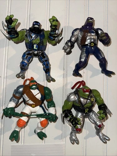 Vintage Teenage Mutant Ninja Turtles Jim Lee 1995 TMNT  Figures (Custom Leo)