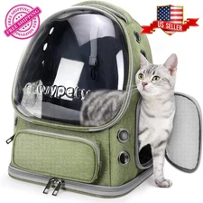 Bubble Backpack Cats Carrier Breathable Pets for Kitty Small Dogs up to 15 Lbs.