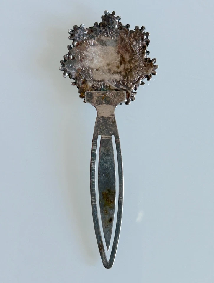 Segnalibro argento 925 vintage - Immagine 3 di 4