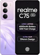 realme C75 (Purple Blossom, 6GB RAM, 128GB Storage) | 6000mAh Battery |
