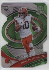 2021 Panini Spectra Rookie Neon Green Prizm Die-Cut 2/30 Anthony Schwartz 10qe