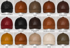 Cool leather cap baseball cap leather hat real leather
