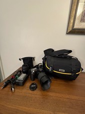 Nikon D80 Digital Camera with 2 Lenses and Carry Case Charger and Battery,