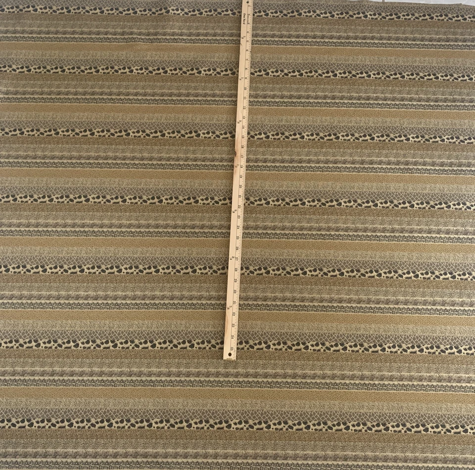 Animal Print Striped Tapestry Upholstery Fabric 55” X 47” Bedding , Crafts, NEW - Image 4 of 4