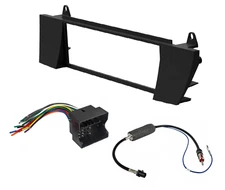 Single DIN Radio Stereo Dash Kit Harness Antenna for 2003-2008 BMW Z4 Non-NAV 