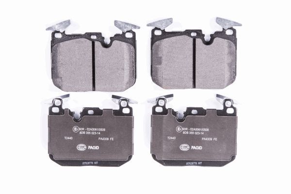 Hella 8DB 355 023-141 Bremsbelagsatz, Scheibenbremse FüR BMW-image