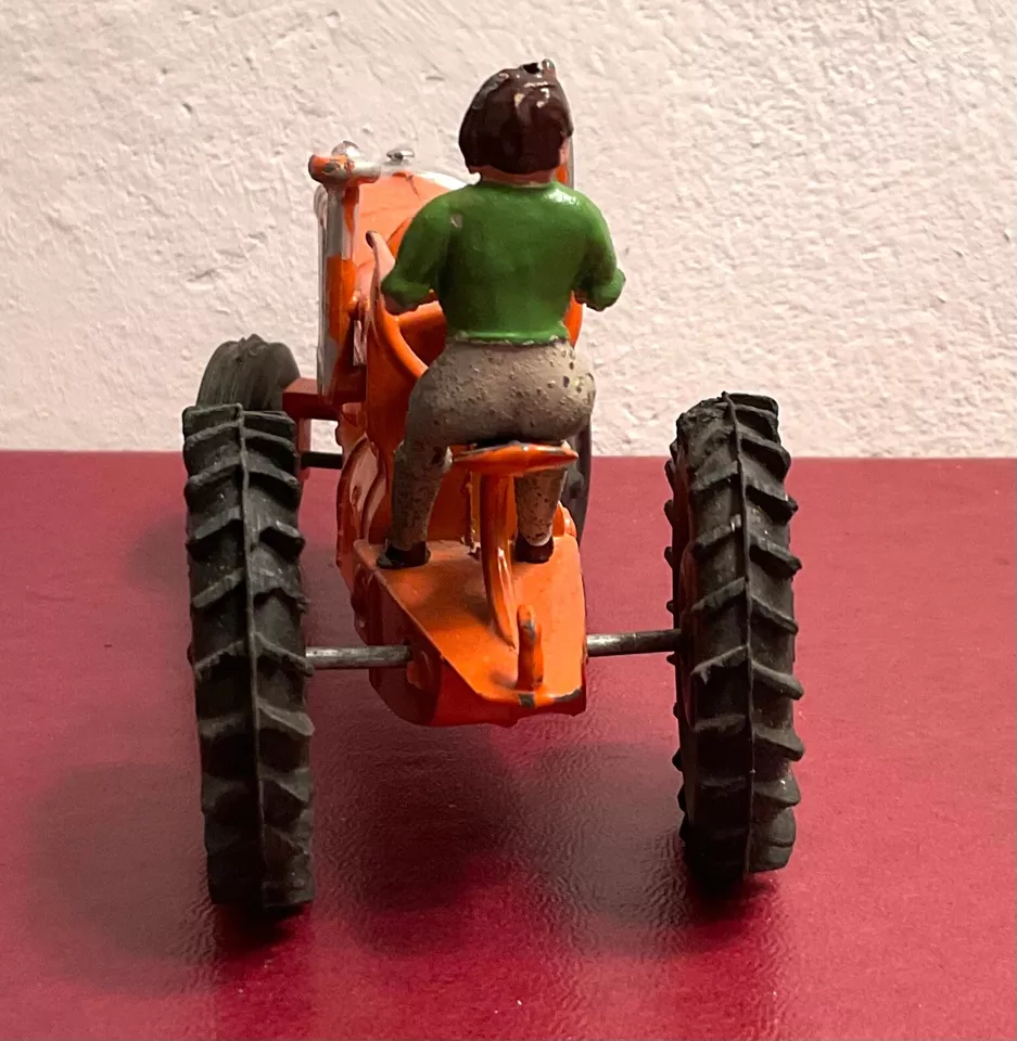 CRESCENT TOYS Inglaterra #1805 de colección diecast tractor agrícola naranja 1950 escala 54 mm Foto 4 de 4