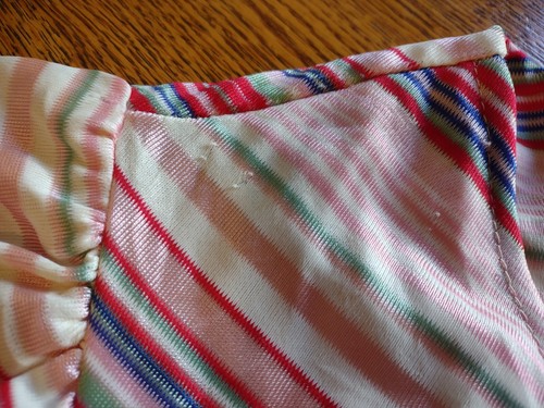 Vintage 60s Colorful Striped Maxi Dress Medium Kaftan Mumu Maxi House Roper - Picture 13 of 15