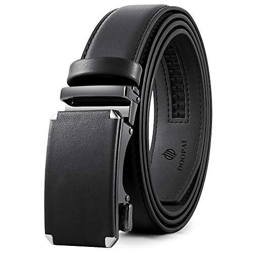 Adjustable Ratchet Belt for Men, Waist 36-42 Inches, 05 Black Strap