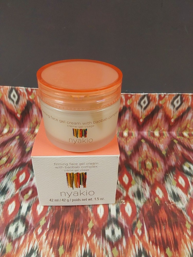 Nyakio Firming Face Gel Cream New In Box Sealed 1.5oz