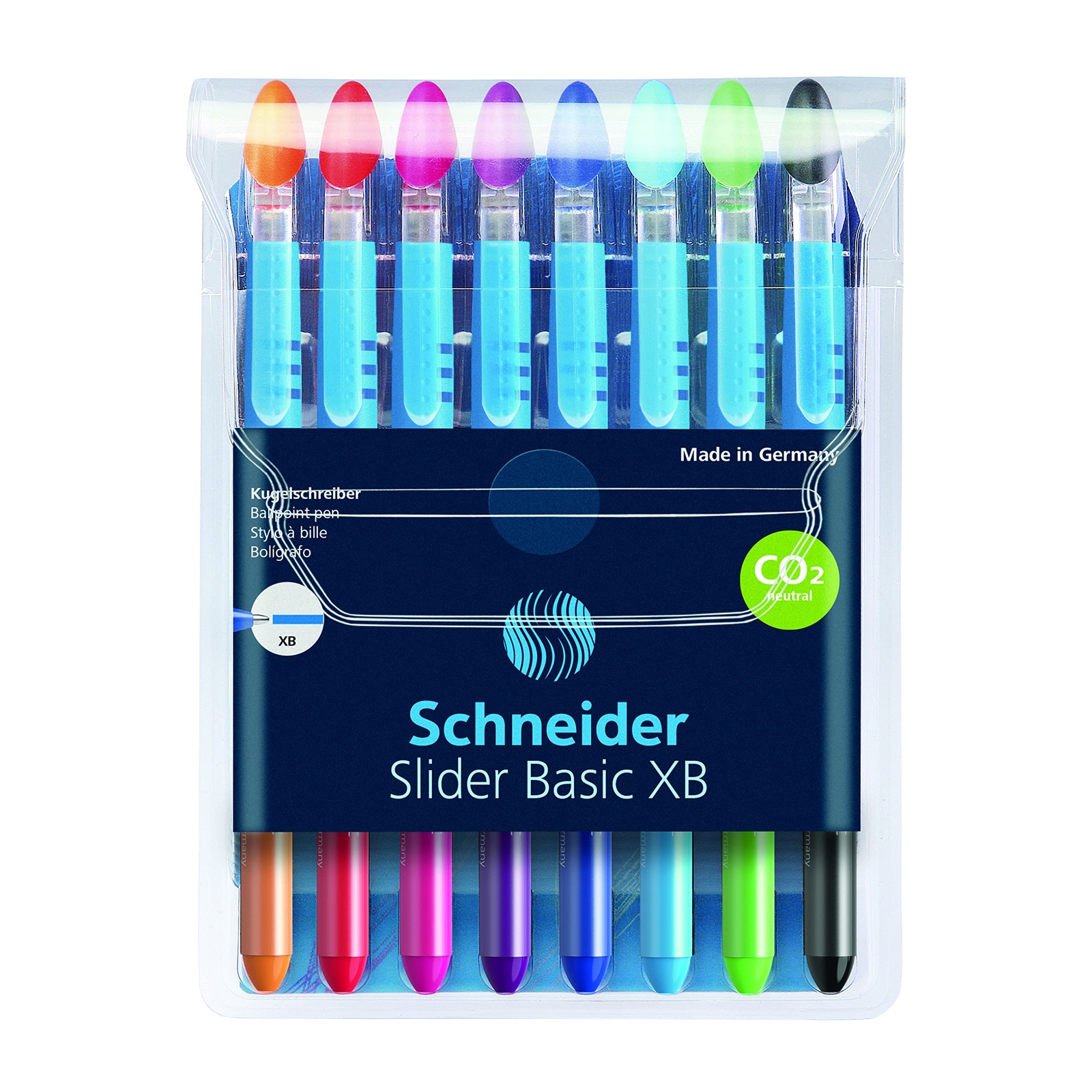 Schneider Slider Ballpoint Pen Stick Extra-Bold 1.4 mm Assorted Ink and Barrel