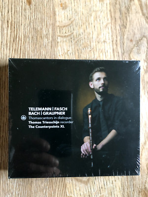 THOMAS TRIESSCHIJN (RECORDER) - TELEMANN, FASCH, BACH, GRAUPNER, CD NEU (OVP)
