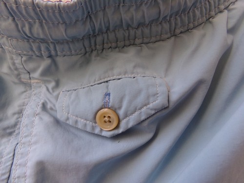 FLAW RALPH LAUREN Blue Swim Trunks XL Mens Vtg Pony Patch Shorts y2k Polo - Picture 11 of 24