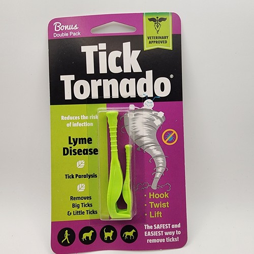 Tick Tornado 2 in Pack Pro Pet Dog Horse Cat Tick Removal Tool Quick Easy & Safe - 第 1/7 張圖片
