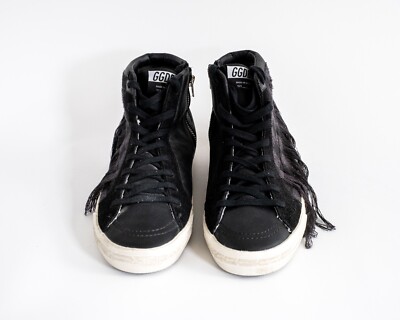 Size 43 | 10 US - GOLDEN GOOSE SLIDE Black Calfskin Men display picture 1