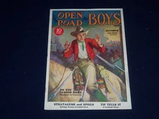 1935 OCTOBER OPEN ROAD FOR BOYS MAGAZINE - ON THE LLANOS ROAD - SP 5400
