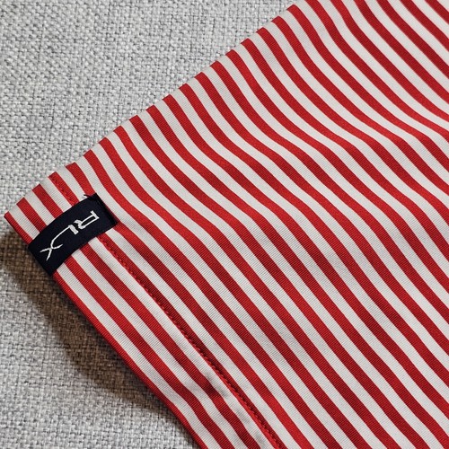 Polo Ralph Lauren RLX homme grand rouge blanc rayé US Open golf performance - Photo 4/12