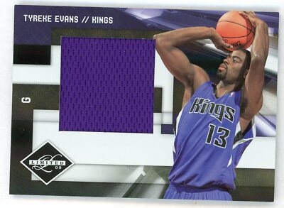 Tyreke Evans 2009-10 Leaf Limited Patch Relic Freshmen #4 Serial #d 94/99 Kings