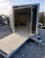 NEW ALL ALUMINUM 8.5X22 +5FT V RAMP 8.5X27 ULTRALIGHT
