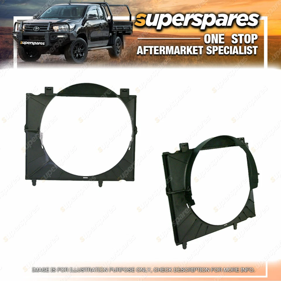 Superspares Fan Shroud for Holden Colorado RC 06/2008 - 05/2012 3.0L