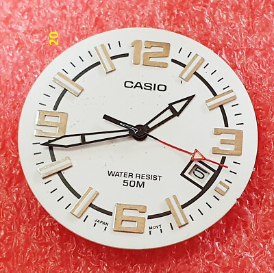 casio water resist uhrwerk 50m kal. miyota gm10 dial 30,5mm uhr alt vintage