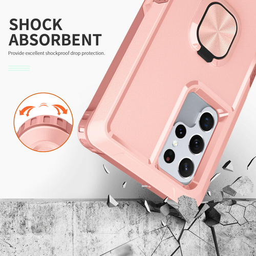 For Samsung Galaxy S22 Plus Ultra Shockproof Rugged Hybrid Ring Stand Phone Case - Photo 7 sur 55