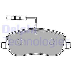 LP1792 Delphi Bremsbelagsatz, Scheibenbremse FüR CitroËN,Fiat,Lancia,Peugeot-image
