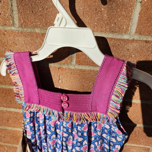NWT MATILDA JANE Dream Chasers Rainbow Fringe Romper SIZE 4 girls READ - Picture 2 of 15