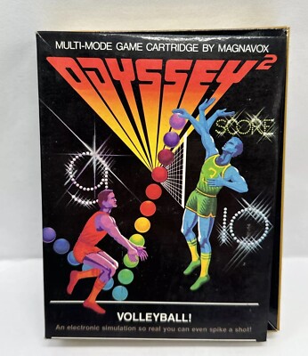 Volleyball Magnavox Odyssey 2 Complete CIB Video Game Box Cartridge Manual