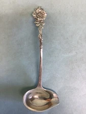 Victorian Sterling Silver Reed & Barton Condiment Ladle 5”L