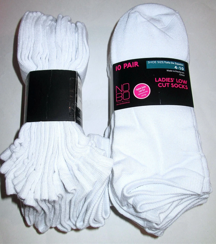10 пар женских легких тоньше низких носков без границ (Nobo) - Изображение 3 из 4