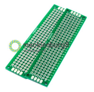 10pcs double side prototype PCB bread board tinned universal 2x8 cm 20x80 mm FR4