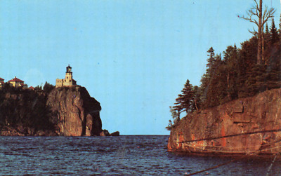  Postkarte USA Minnesota Split Rock Leuchtturm North Shore Drive Duluth unbesendet