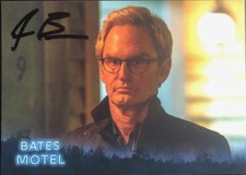 Bates Motel JERE BURNS SIGNED Card - PROOF