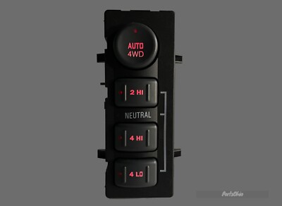 SEV Dash ON スイッチ 99-02 4wd Dash Switch Chevy Silverado Sierra Yukon Red LED | eBay