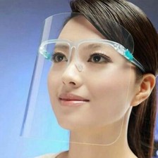 Face Shield Full Face Visor Protection Mask PPE Shield Transparent Clear Plastic