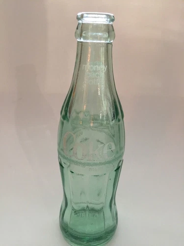 Vintage 1976? Coca Cola Green Glass 6.5 oz Bottle Oklahoma City Oklahoma