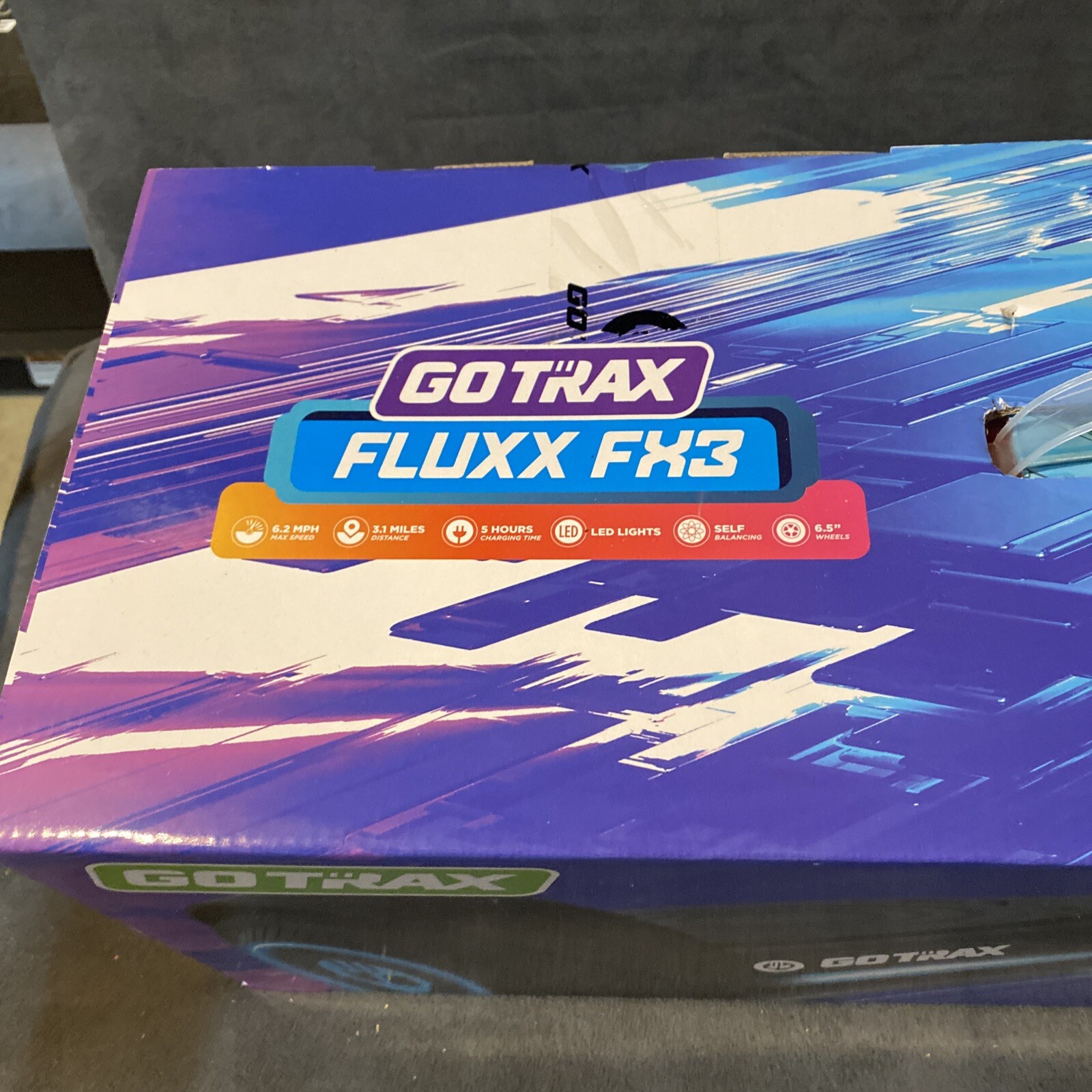New Fluxx FX3 self-balancing scoot w. 6.2 Mph Max Speed