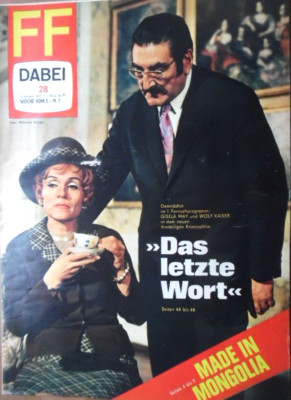 FF DABEI 28 - 1971 TV: 5.-11.7. Gisela May Wolf Kaiser Ostseewoche Made Mongolia