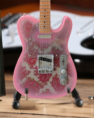 James Burton PInk Paisley Emmylou Harris Fender Tele Mini Guitar