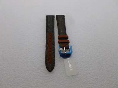 Authentic denim MICHELE watch band Michele | Accessories | Michele 2 Mm Denim Blue Watch Band  main image 2